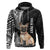 Custom Polynesian Hoodie Bulldog With Polynesian Patterns LT7 Pullover Hoodie Black - Polynesian Pride