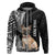 Custom Polynesian Hoodie Bulldog With Polynesian Patterns LT7 Zip Hoodie Black - Polynesian Pride