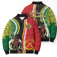 Ni-Vanuatu Indipendens Dei Celebretem Bomber Puffer Jacket Yumi Yumi Yumi