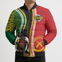 Ni-Vanuatu Indipendens Dei Celebretem Bomber Puffer Jacket Yumi Yumi Yumi