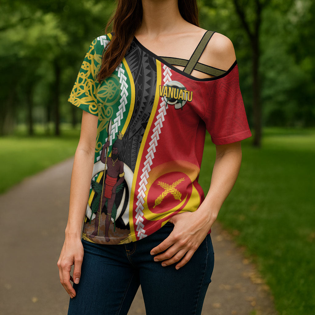 Ni-Vanuatu Indipendens Dei Celebretem Cross Shoulder Shirt Yumi Yumi Yumi