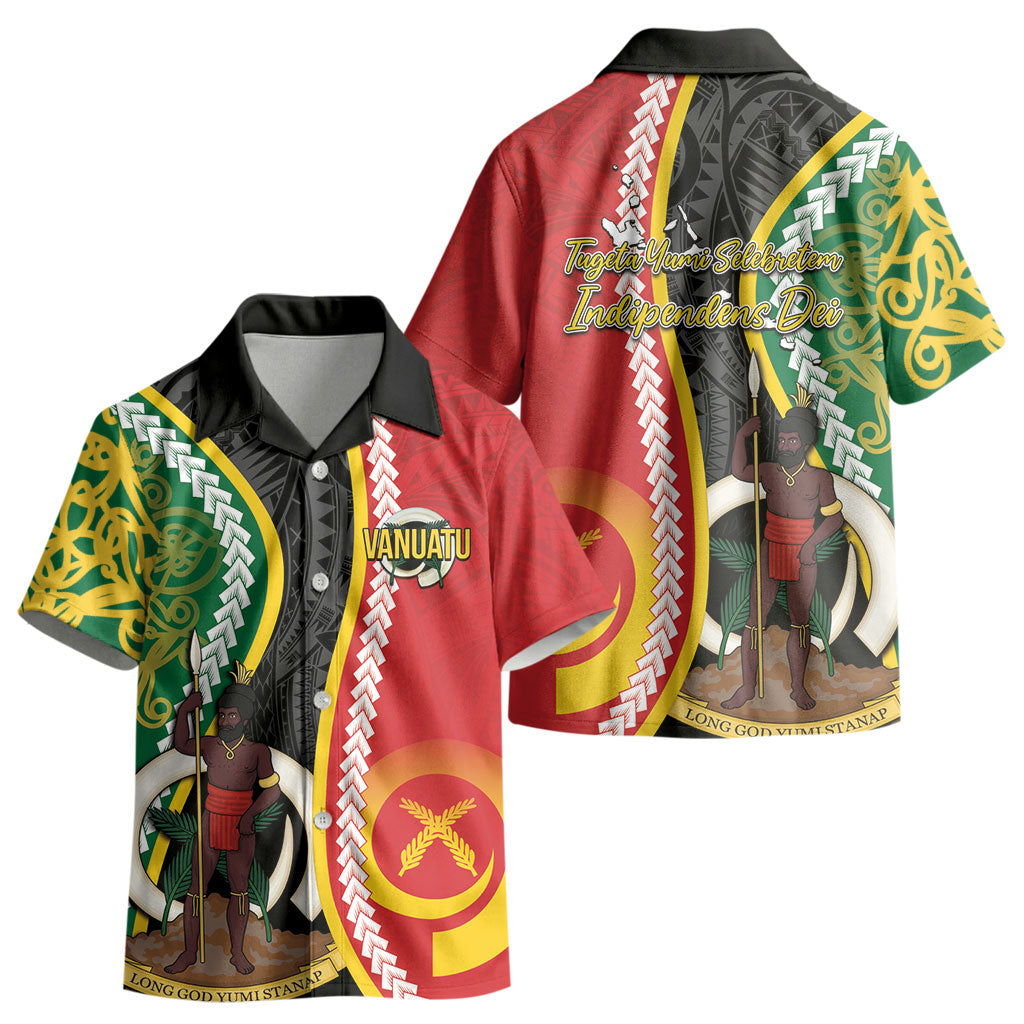 Ni-Vanuatu Indipendens Dei Celebretem Kid Hawaiian Shirt Yumi Yumi Yumi
