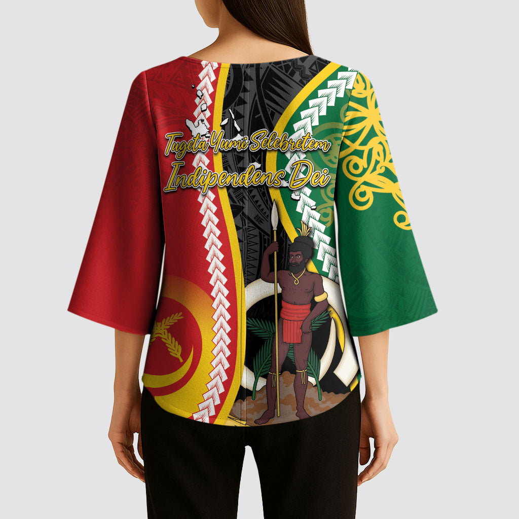 Ni-Vanuatu Indipendens Dei Celebretem Kimono Sleeve Blouse Yumi Yumi Yumi