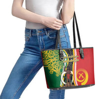 Ni-Vanuatu Indipendens Dei Celebretem Leather Tote Bag Yumi Yumi Yumi