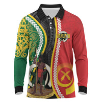 Ni-Vanuatu Indipendens Dei Celebretem Long Sleeve Polo Shirt Yumi Yumi Yumi