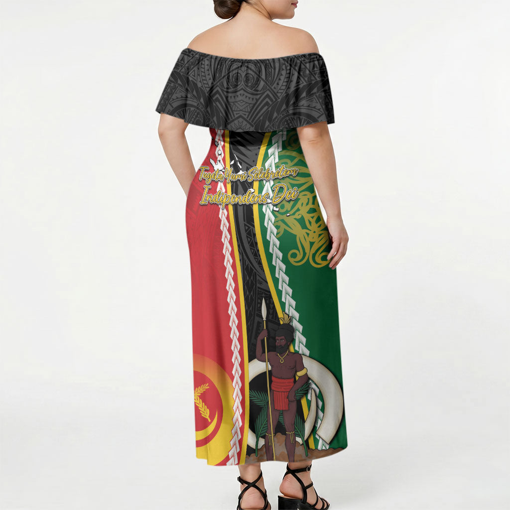 Ni-Vanuatu Indipendens Dei Celebretem Off Shoulder Maxi Dress Yumi Yumi Yumi