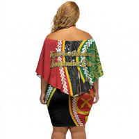 Ni-Vanuatu Indipendens Dei Celebretem Off Shoulder Short Dress Yumi Yumi Yumi