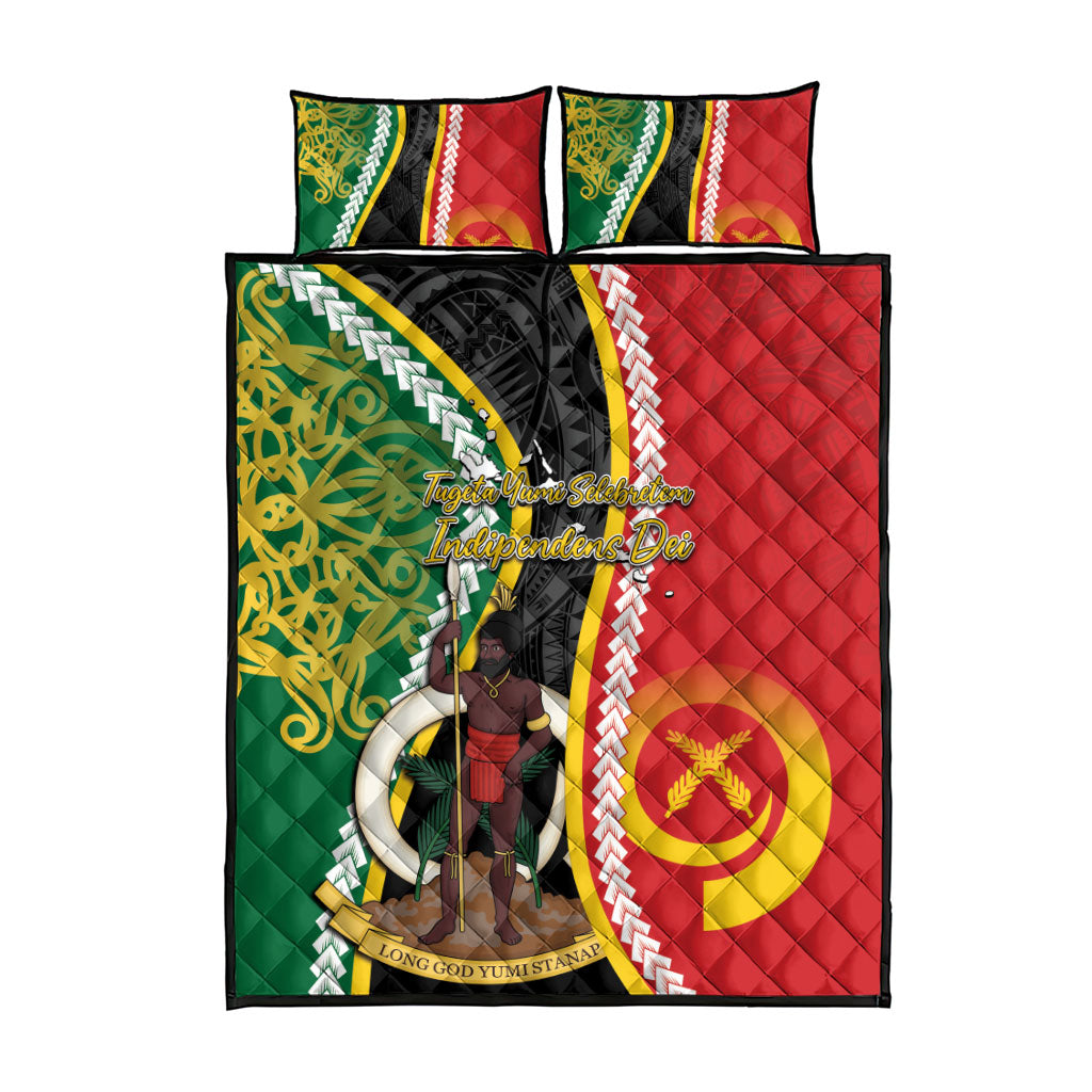 Ni-Vanuatu Indipendens Dei Celebretem Quilt Bed Set Yumi Yumi Yumi