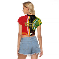 Ni-Vanuatu Indipendens Dei Celebretem Raglan Cropped T Shirt Yumi Yumi Yumi