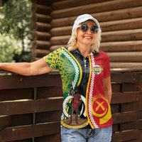 Ni-Vanuatu Indipendens Dei Celebretem Women Polo Shirt Yumi Yumi Yumi