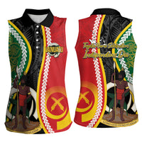 Ni-Vanuatu Indipendens Dei Celebretem Women Sleeveless Polo Shirt Yumi Yumi Yumi