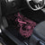 Polynesian Pink Power Car Mats Breast Cancer Ribbon Turtle and Flowers