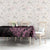 Polynesian Pink Power Tablecloth Breast Cancer Ribbon Turtle and Flowers