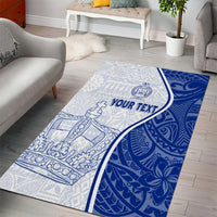 Personalised Queen Victoria School Area Rug QVS Old Boys LT7 - Polynesian Pride