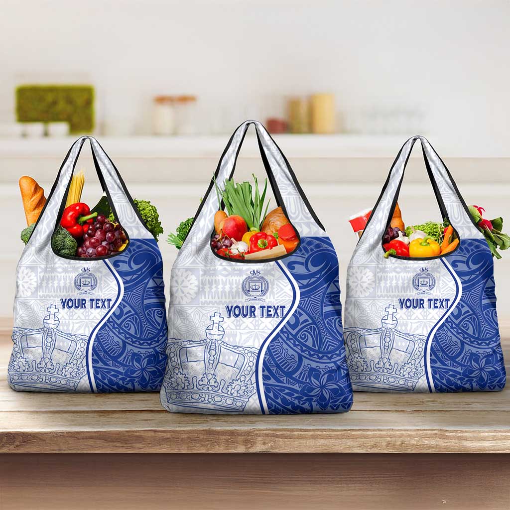 Personalised Queen Victoria School Grocery Bag QVS Old Boys