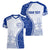 Personalised Queen Victoria School Women V Neck T Shirt QVS Old Boys LT7 - Polynesian Pride