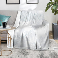 Samoa White Sunday Blanket Hibiscus Special LT7 - Polynesian Pride