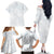 Samoa White Sunday Family Matching Off Shoulder Long Sleeve Dress and Hawaiian Shirt Hibiscus Special LT7 - Polynesian Pride