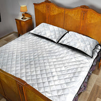 Samoa White Sunday Quilt Bed Set Hibiscus Special LT7 - Polynesian Pride