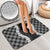 Hawaii Aloha Plumeria Lei Black Palaka Bathroom Set - Polynesian Pride