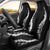 Hawaii Aloha Plumeria Lei Black Palaka Car Seat Cover - Polynesian Pride