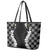 Hawaii Aloha Plumeria Lei Black Palaka Leather Tote Bag - Polynesian Pride