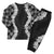 Hawaii Aloha Plumeria Lei Black Palaka Christmas Pajama Set - Polynesian Pride