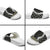 Hawaii Aloha Plumeria Lei Black Palaka Slide Sandals - Polynesian Pride