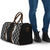 Hawaii Aloha Plumeria Lei Black Palaka Travel Bag - Polynesian Pride
