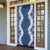Hawaii Aloha Plumeria Lei Navy Palaka Door Cover - Polynesian Pride