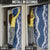 Hawaii Aloha Plumeria Lei Navy Palaka Door Cover - Polynesian Pride