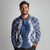 Hawaii Aloha Plumeria Lei Navy Palaka Long Sleeve Polo Shirt - Polynesian Pride