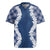 Hawaii Aloha Plumeria Lei Navy Palaka Rugby Jersey - Polynesian Pride