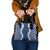 Hawaii Aloha Plumeria Lei Navy Palaka Shoulder Handbag - Polynesian Pride
