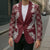 Hawaii Aloha Plumeria Lei Scarlet Palaka Blazer - Polynesian Pride