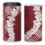 Hawaii Aloha Plumeria Lei Scarlet Palaka 4 in 1 Can Cooler Tumbler - Polynesian Pride
