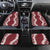 Hawaii Aloha Plumeria Lei Scarlet Palaka Car Mats - Polynesian Pride