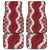 Hawaii Aloha Plumeria Lei Scarlet Palaka Car Mats - Polynesian Pride