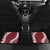 Hawaii Aloha Plumeria Lei Scarlet Palaka Car Mats - Polynesian Pride