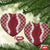 Hawaii Aloha Plumeria Lei Scarlet Palaka Ceramic Ornament - Polynesian Pride