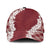 Hawaii Aloha Plumeria Lei Scarlet Palaka Classic Cap - Polynesian Pride