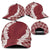 Hawaii Aloha Plumeria Lei Scarlet Palaka Classic Cap - Polynesian Pride