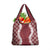 Hawaii Aloha Plumeria Lei Scarlet Palaka Grocery Bag - Polynesian Pride