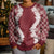 Hawaii Aloha Plumeria Lei Scarlet Palaka Kid Ugly Christmas Sweater - Polynesian Pride