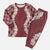 Hawaii Aloha Plumeria Lei Scarlet Palaka Christmas Pajama Set - Polynesian Pride