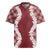 Hawaii Aloha Plumeria Lei Scarlet Palaka Rugby Jersey - Polynesian Pride