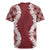 Hawaii Aloha Plumeria Lei Scarlet Palaka Rugby Jersey - Polynesian Pride
