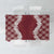 Hawaii Aloha Plumeria Lei Scarlet Palaka Tablecloth - Polynesian Pride