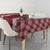 Hawaii Aloha Plumeria Lei Scarlet Palaka Tablecloth - Polynesian Pride