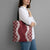Hawaii Aloha Plumeria Lei Scarlet Palaka Tote Bag - Polynesian Pride